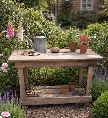 Pflanztisch gartentisch cafes - pflanztisch,