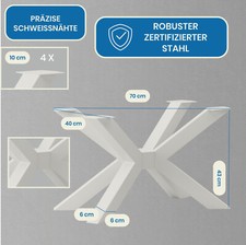 Tischgestell Spider Couchtisch