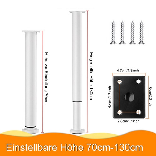 2stk tischbeine - 1/2stk,