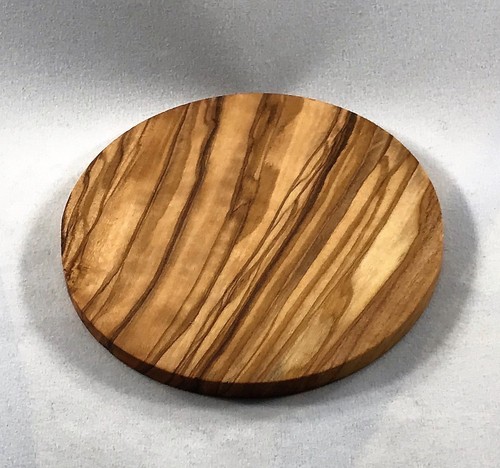 Untersetzer olivenholz 9cm - untersetzer,