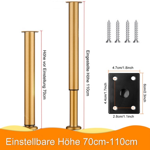 Tischbeine eisen optik - eisen,