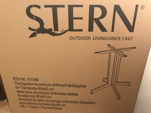 Bistrotisch alu grau - alu, *